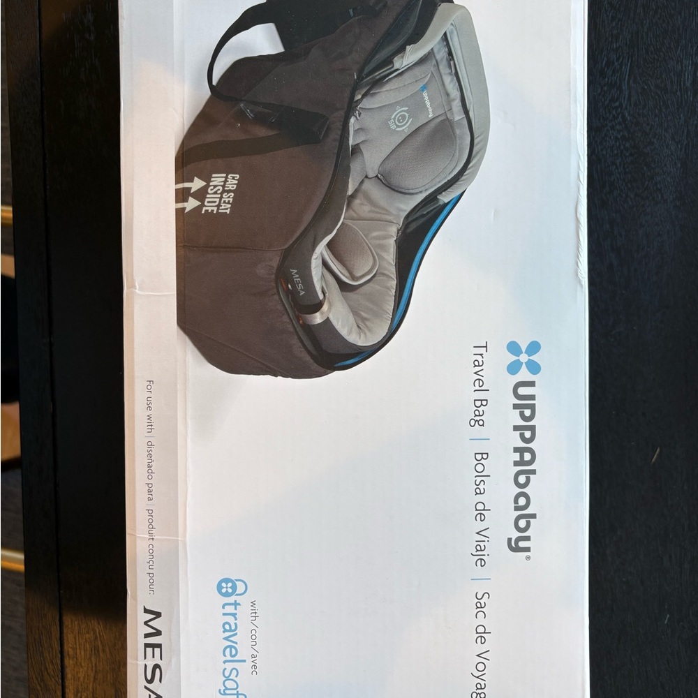 UPPAbaby Mess Travel Bag - Black and Gray